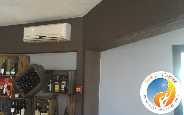Installation de climatisation